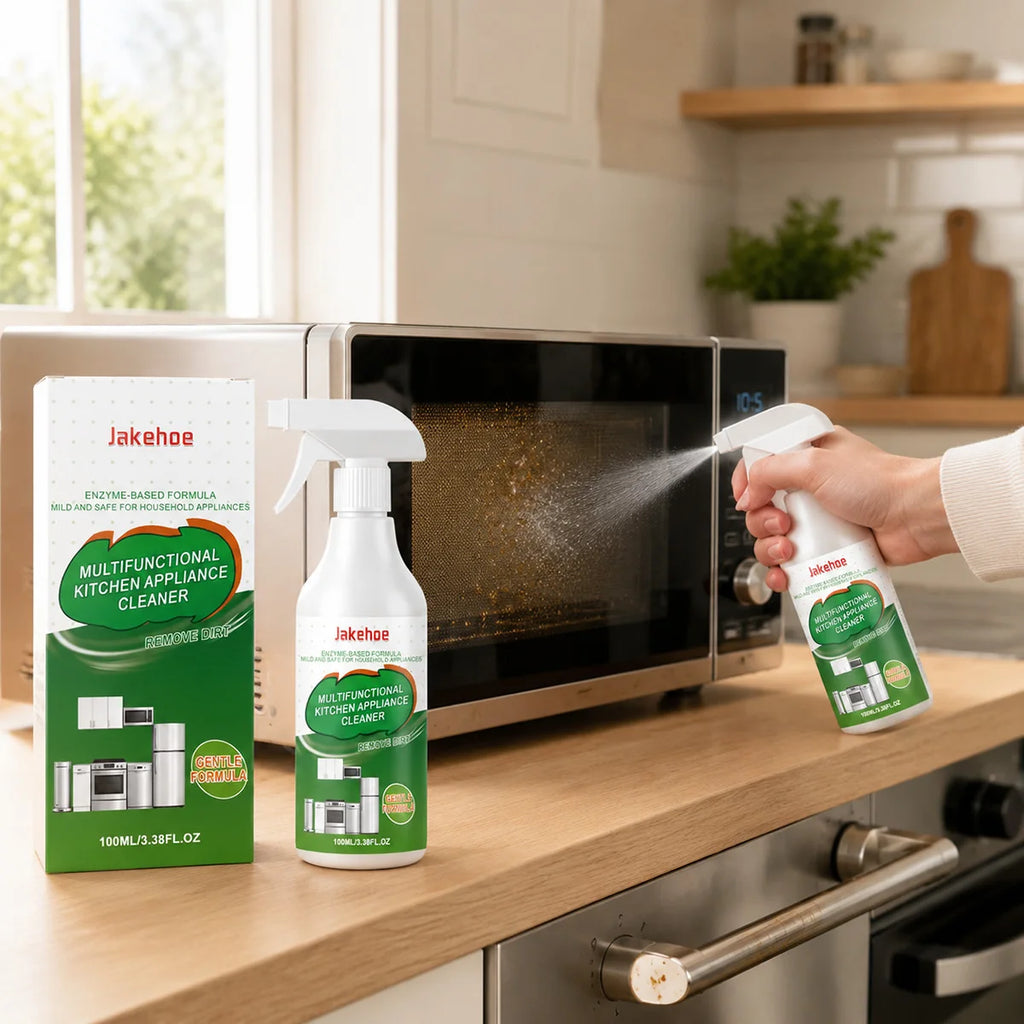 Kitchen Multifunctional Appliance Cleaner Enzyme Based Formula Mild Safe Removes Grease Dirt For Microwave Oven Fridge 100ml
