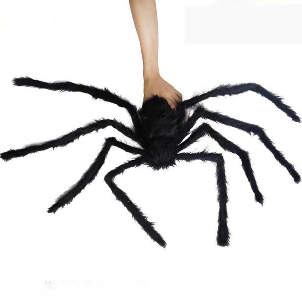 Giant Black Spider Halloween Decor