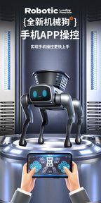 2026 New Ai Intelligent Smart Robot Dog Remote Control Toy Programmable With Loading Basket For Boys Birthday Festival Gift