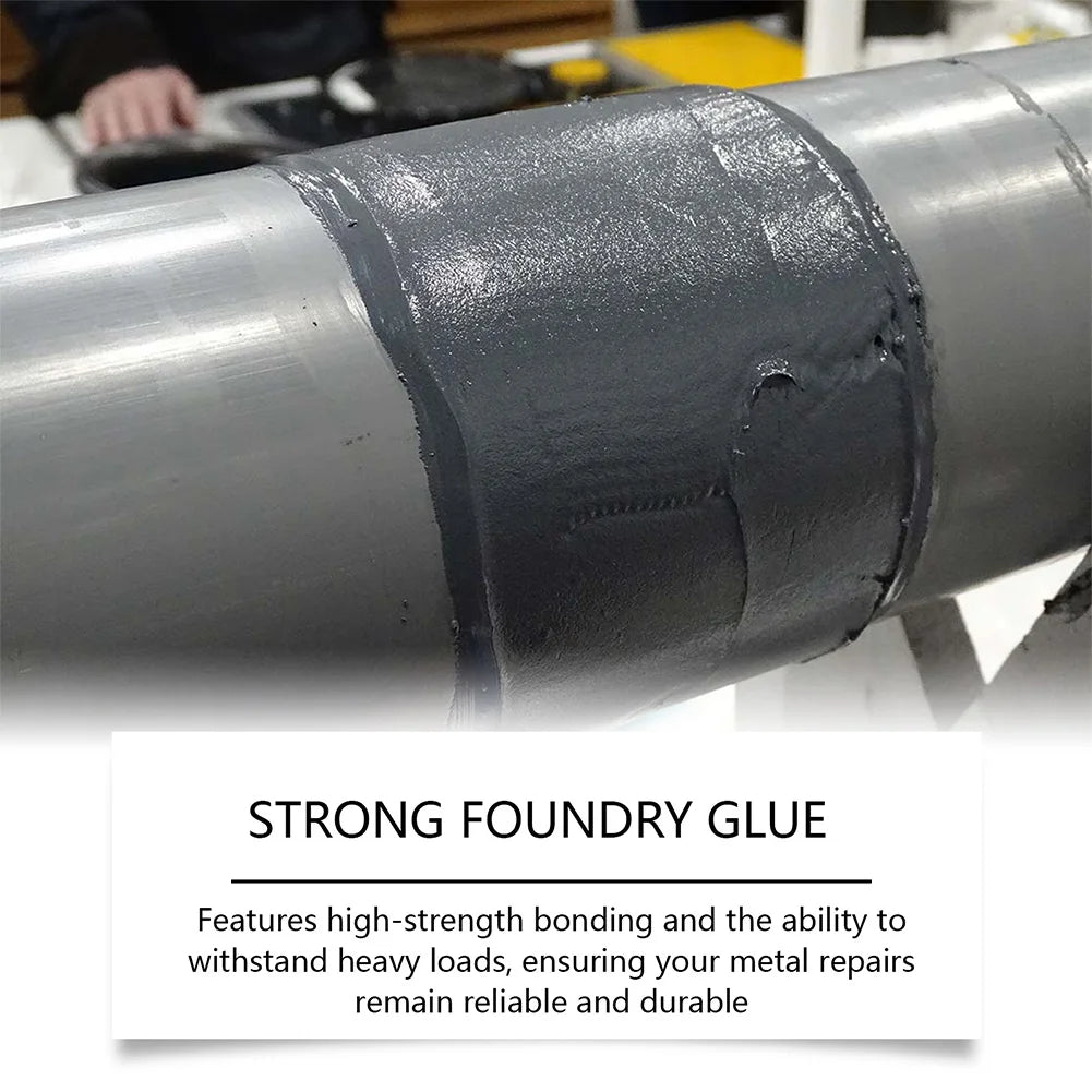 Welding Glue High Temperature Resistant Casting Repair Liquid Welding Filler Metal Repair Glue for Metal Defects and Repairs
