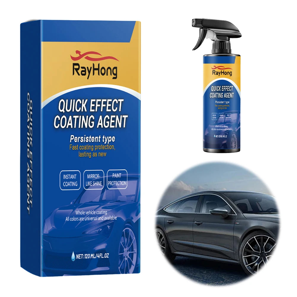 5-1PC 120ml Car Coating Hydrophobic Protection Quick-Dry Car Polishing Maintenance Spray Water Repellent Spray Car Accessories