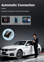 XUDA 2 in 1 Wired to Wireless CarPlay Android Auto Adapter for OEM Car Stereo With USB Dongle Mini Box Plug and Play Bluetooth