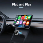 XUDA 2 in 1 Wired to Wireless CarPlay Android Auto Adapter for OEM Car Stereo With USB Dongle Mini Box Plug and Play Bluetooth