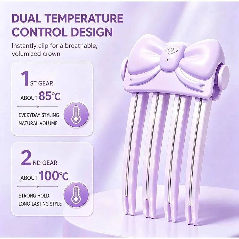 New Korean Root Volumizer Clip for Women & Men Portable Hair Root Lifting Hair Clips for Fine & Thick Hair Quick Volume 2026