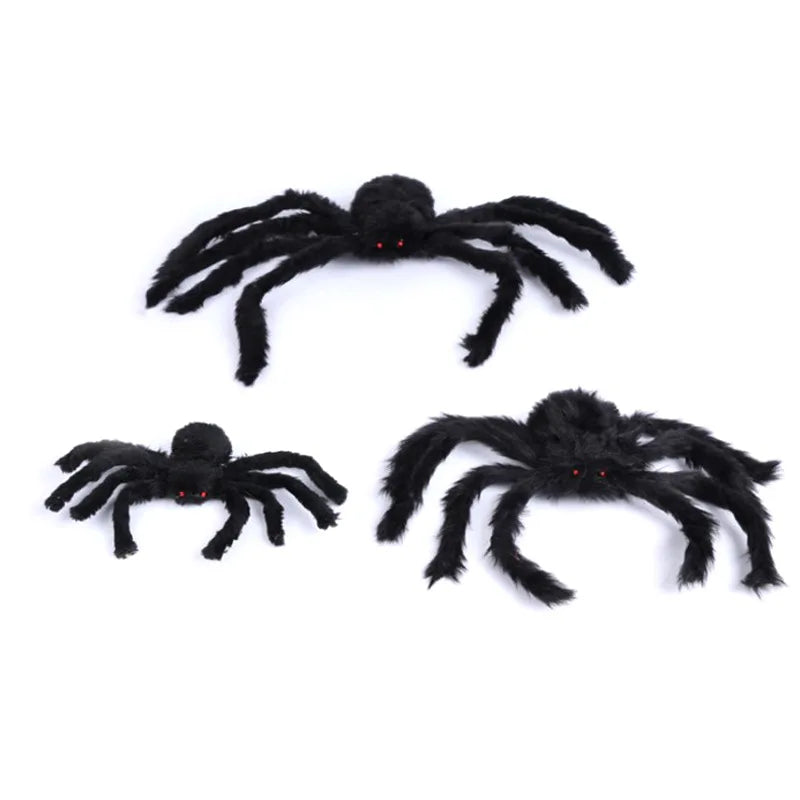Giant Halloween Plush Black Spider