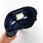 Wireless Neon LED Purge Mask Glow in The Dark Cosplay Horror Mask Halloween Masquerade Party Masks Glowing Funny Dress Up