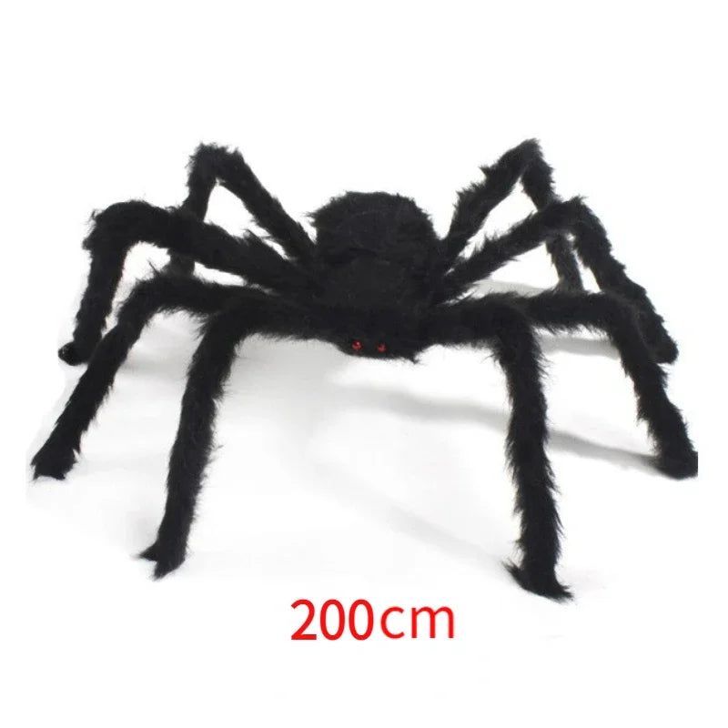 Giant Halloween Plush Black Spider