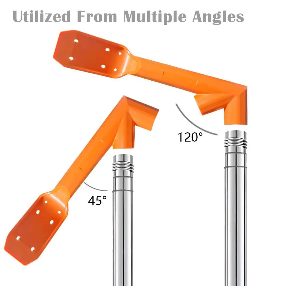 Long Handle Pipe Cleaners Tool Abrasion Resistance Thicken Gutter Cleaning Tool Easy to Use Ergonomic Drain Unclogger Street