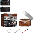 Leather Vinyl Recoloring Balm Repair Paste 4 Colors Black Brown Gray Leather Scratch Fade Crack Restorer DIY Repair Kit