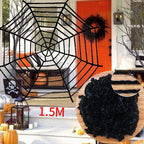 Giant Halloween Plush Black Spider