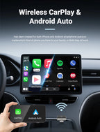XUDA 2 in 1 Wired to Wireless CarPlay Android Auto Adapter for OEM Car Stereo With USB Dongle Mini Box Plug and Play Bluetooth