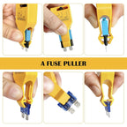 DC 24V Automotive Blade Fuses Tester and Puller Check for Circuit Breakers for Car ATR ATO/ATC ATM Reset Fuse Removal Tool