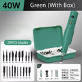 Handheld Electric Carving Tool Set For Furniture Woodworking Carving Lithium Electric Wood Chiseling 20PCS Blade Polishing Tool