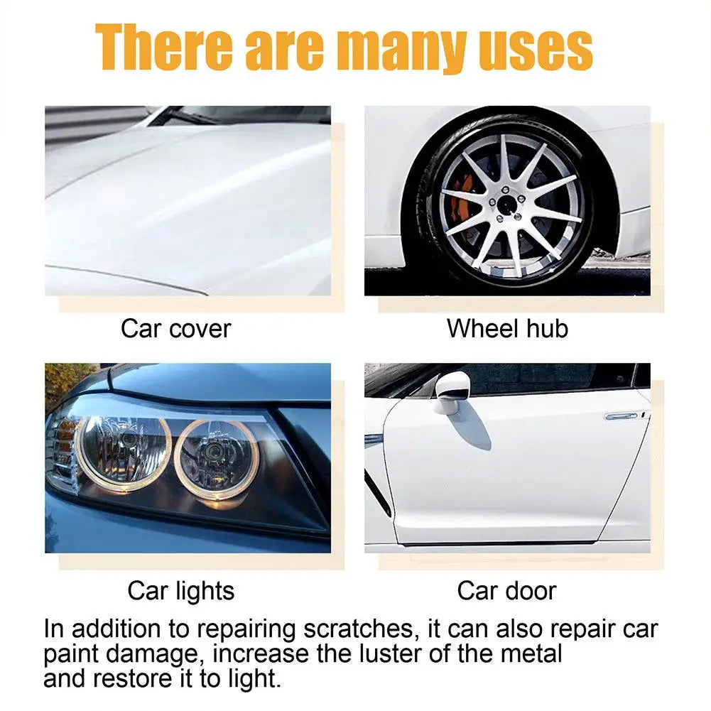 Car Scratch Repair Paste Surface Oxide Layers Stains Repairs Paint Scratches Remover Improves Automotive Gloss Restores Light