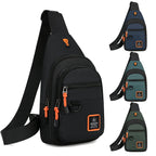 Men's Leisure Outdoor Hiking Bike Shoulder Bag, Waterproof Sports Crossbody Bag, Travel Backpack, Men's Chest Bag, Shoulder Bag