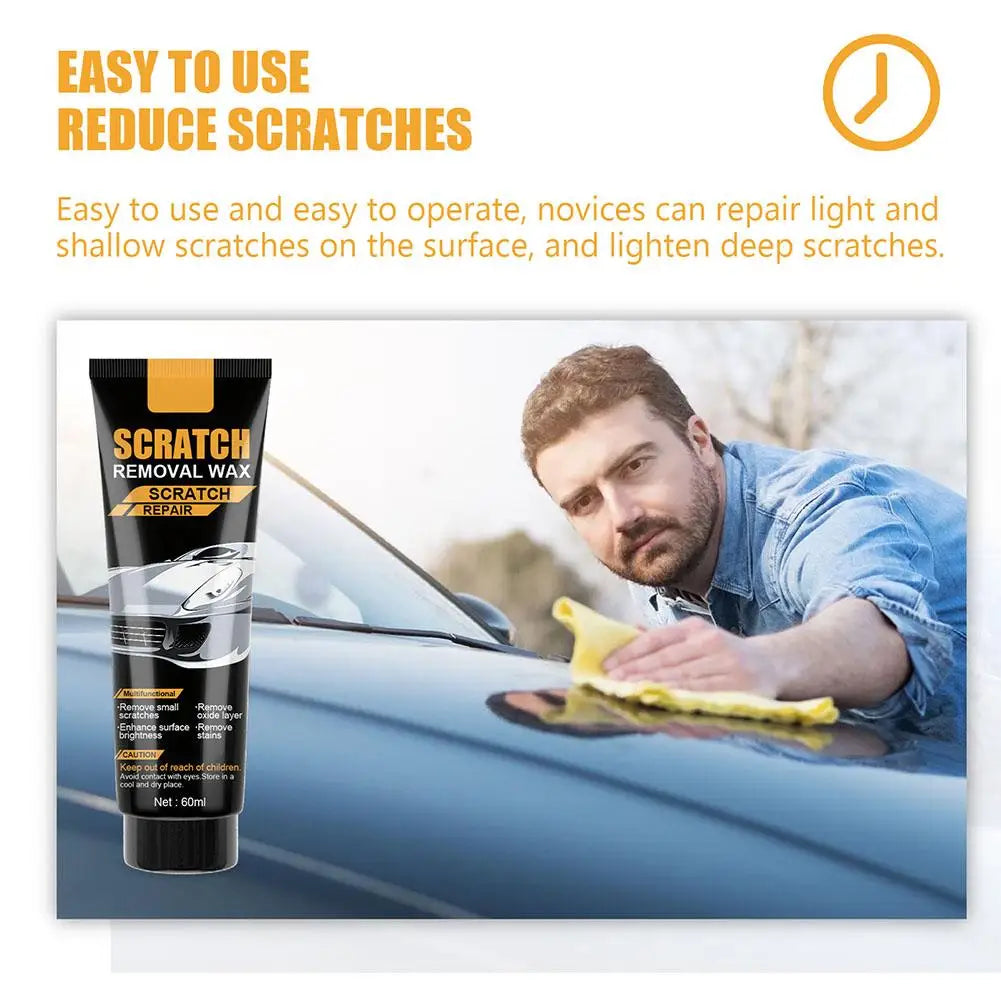 Car Scratch Repair Paste Surface Oxide Layers Stains Repairs Paint Scratches Remover Improves Automotive Gloss Restores Light
