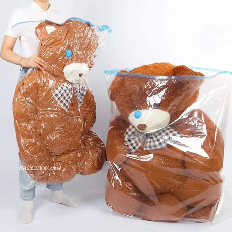 1/3/5/10PCS Vacuum Storage Bags with Valve Quilt Compression Pouch Space Saving Clothes Organizer Vacuum Bag Vacuum Sealing Bags