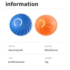 Smart Dog Toys Ball Electronic Interactive Pet Toy Moving Ball USB Automatic Moving Bouncing for Puppy Birthday Gift Cat Product