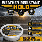 Concrete Patch Repair Adhesive Step Cracks Filler Repair Sealant High Strength Strong Bonding Permanently Bonding Cracked