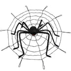 Giant Black Spider Halloween Decor