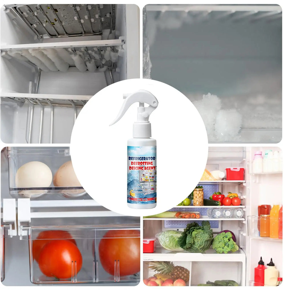 Fridge Defrosting Spray De Icer Spray Freezer Cooler Cleaner Home Freezer Fresh Spray Food Freshing Fridge Defrosting Agent