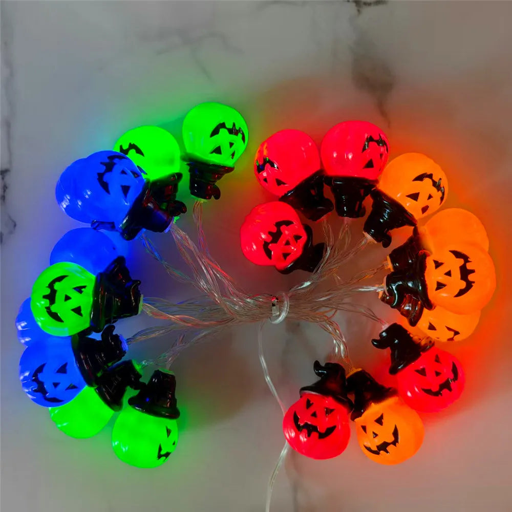 Halloween Pumpkin String Lights