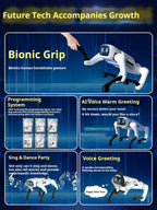 2026 New Ai Intelligent Smart Robot Dog Remote Control Toy Programmable With Loading Basket For Boys Birthday Festival Gift