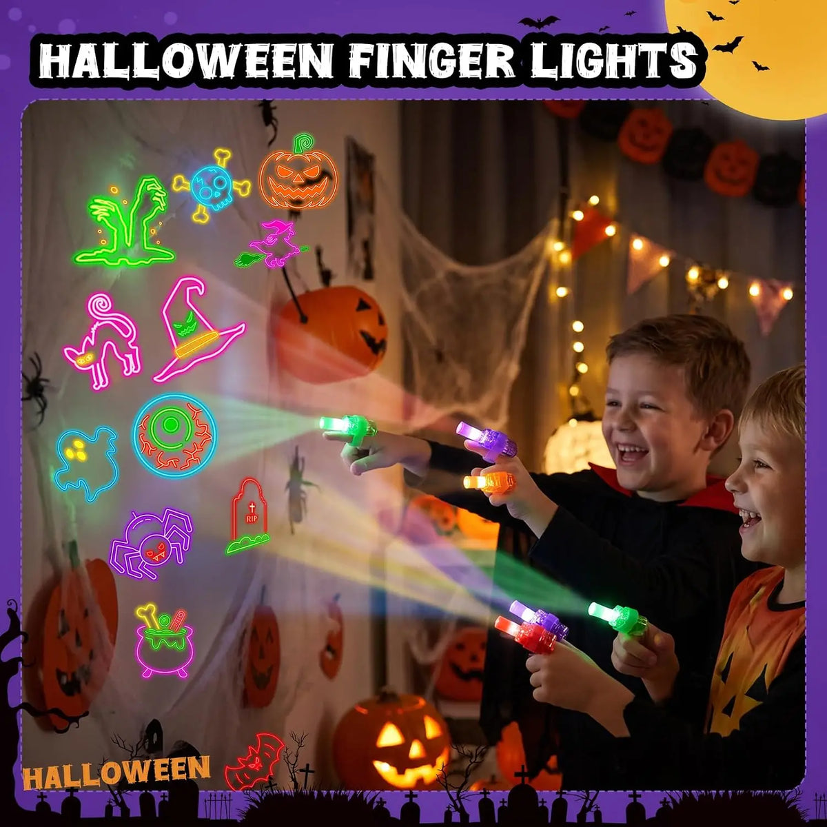Halloween Finger Lights Toys