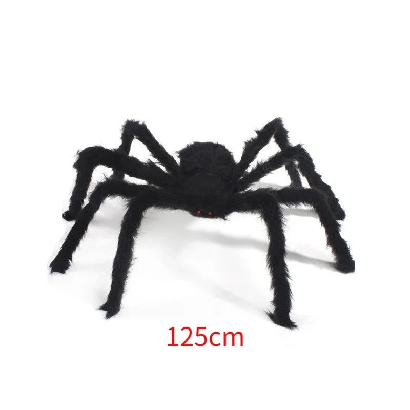 Giant Halloween Plush Black Spider