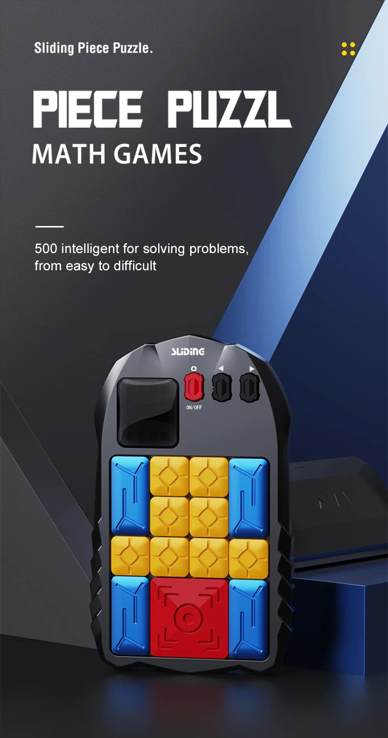 Huarong Road Magnetic Suction Block Sliding Puzzle for CHILDREN's Logical Thinking Training Brain-burning Board Game Toys