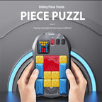 Huarong Road Magnetic Suction Block Sliding Puzzle for CHILDREN's Logical Thinking Training Brain-burning Board Game Toys