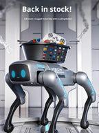 2026 New Ai Intelligent Smart Robot Dog Remote Control Toy Programmable With Loading Basket For Boys Birthday Festival Gift