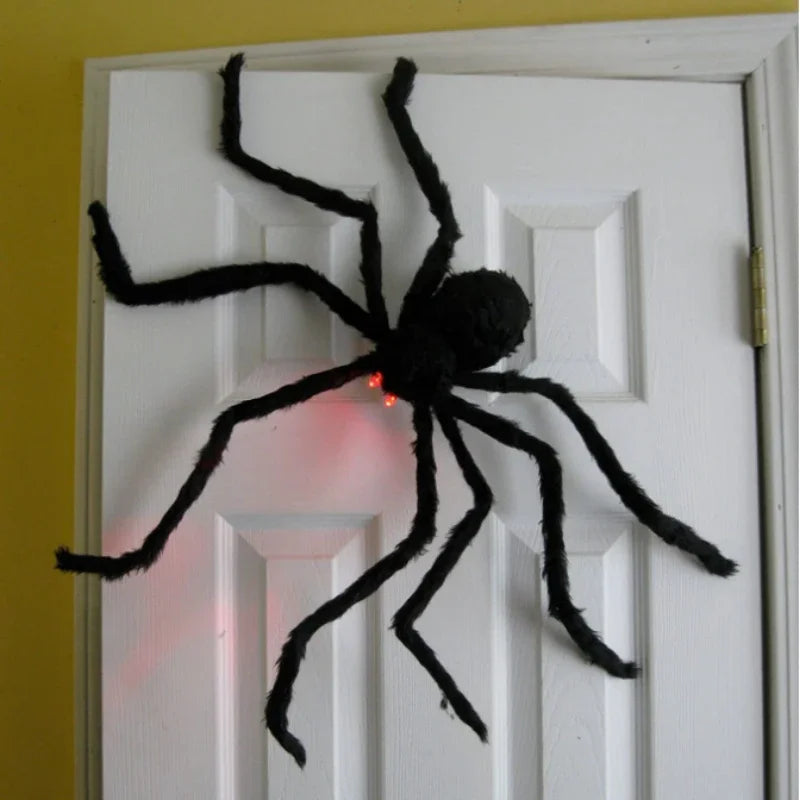 Giant Halloween Plush Black Spider