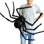 Giant Black Spider Halloween Decor