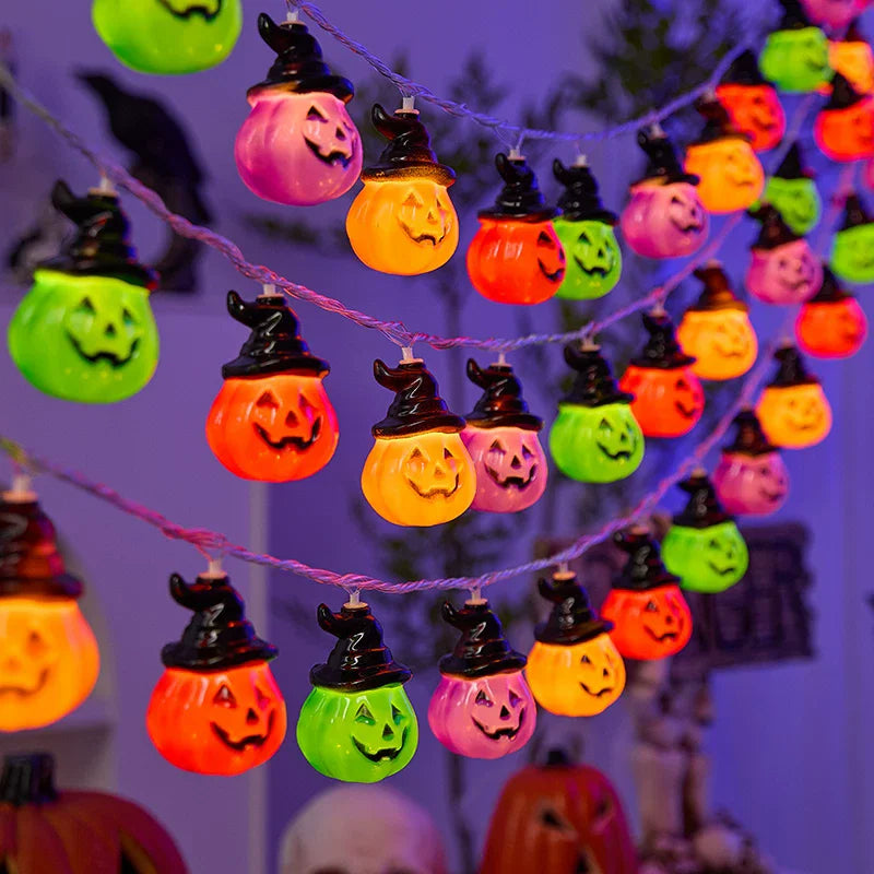 Halloween Pumpkin String Lights