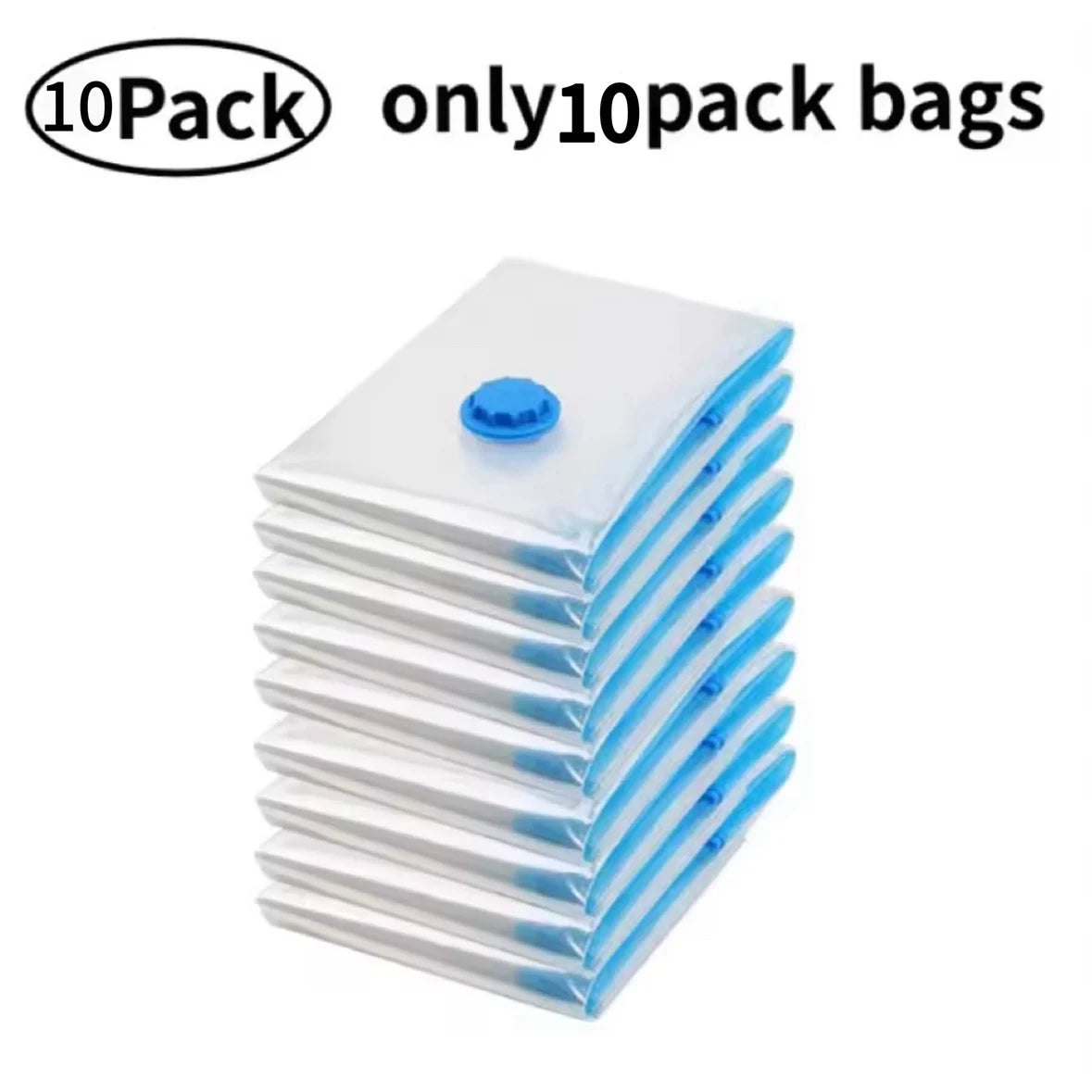 1/3/5/10PCS Vacuum Storage Bags with Valve Quilt Compression Pouch Space Saving Clothes Organizer Vacuum Bag Vacuum Sealing Bags