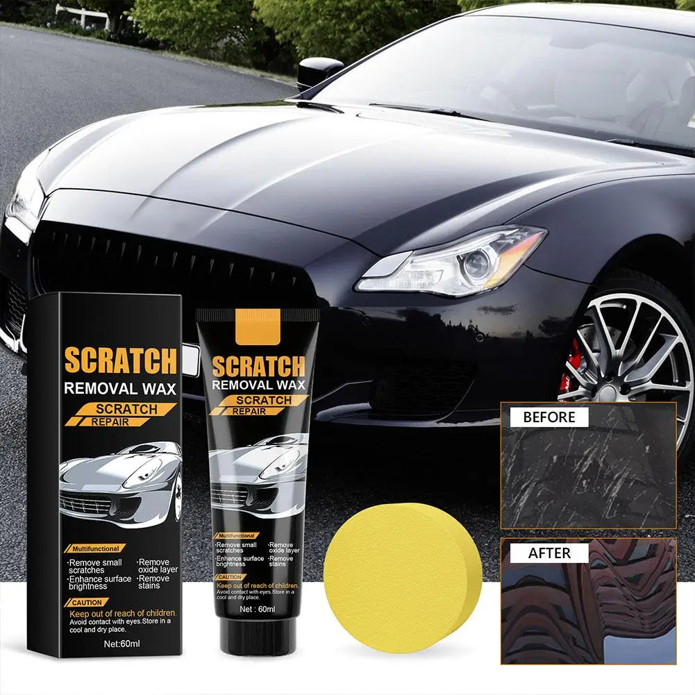 Car Scratch Repair Paste Surface Oxide Layers Stains Repairs Paint Scratches Remover Improves Automotive Gloss Restores Light