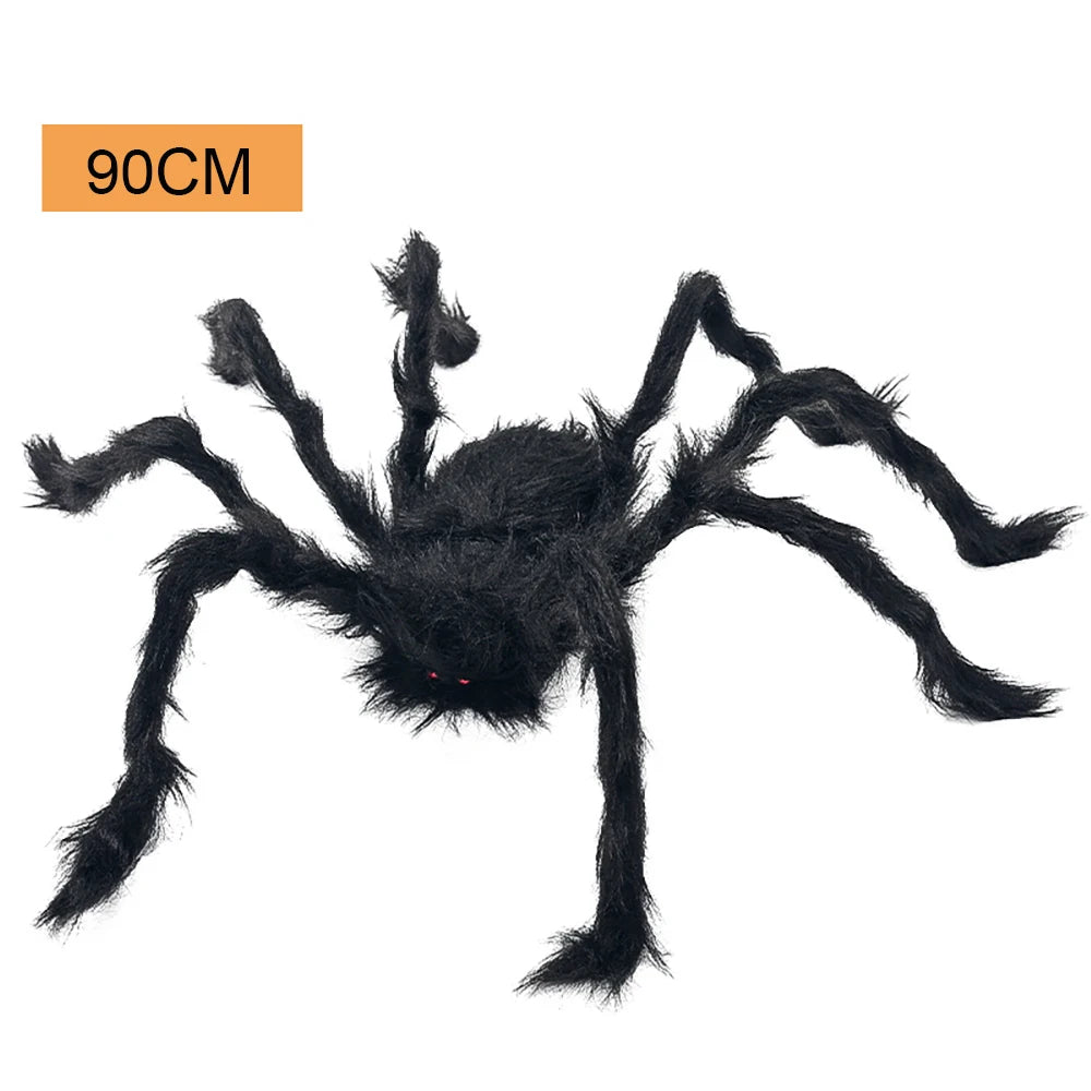 Giant Black Spider Halloween Decor