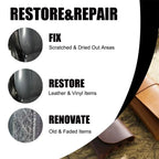 Leather Vinyl Recoloring Balm Repair Paste 4 Colors Black Brown Gray Leather Scratch Fade Crack Restorer DIY Repair Kit