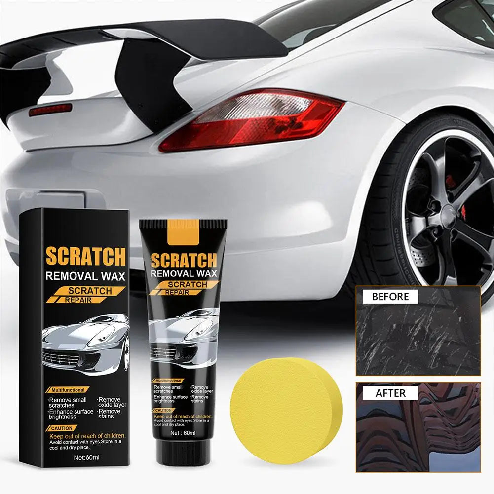 Car Scratch Repair Paste Surface Oxide Layers Stains Repairs Paint Scratches Remover Improves Automotive Gloss Restores Light