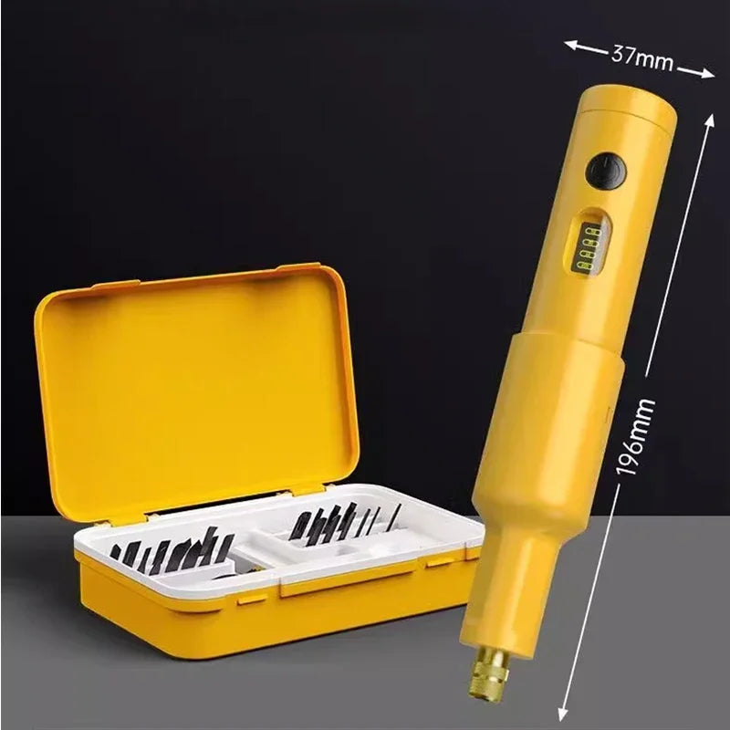 Handheld Electric Carving Tool Set For Furniture Woodworking Carving Lithium Electric Wood Chiseling 20PCS Blade Polishing Tool